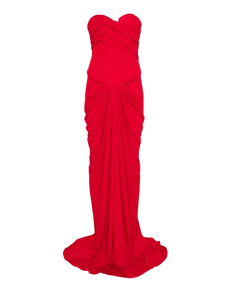 The New Arrivals Ilkyaz Ozel Untitled maxi dress - Rot Rot