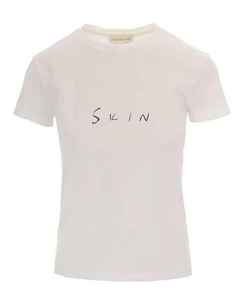 Patrizia Pepe slogan-print T-shirt - Weiß Weiß