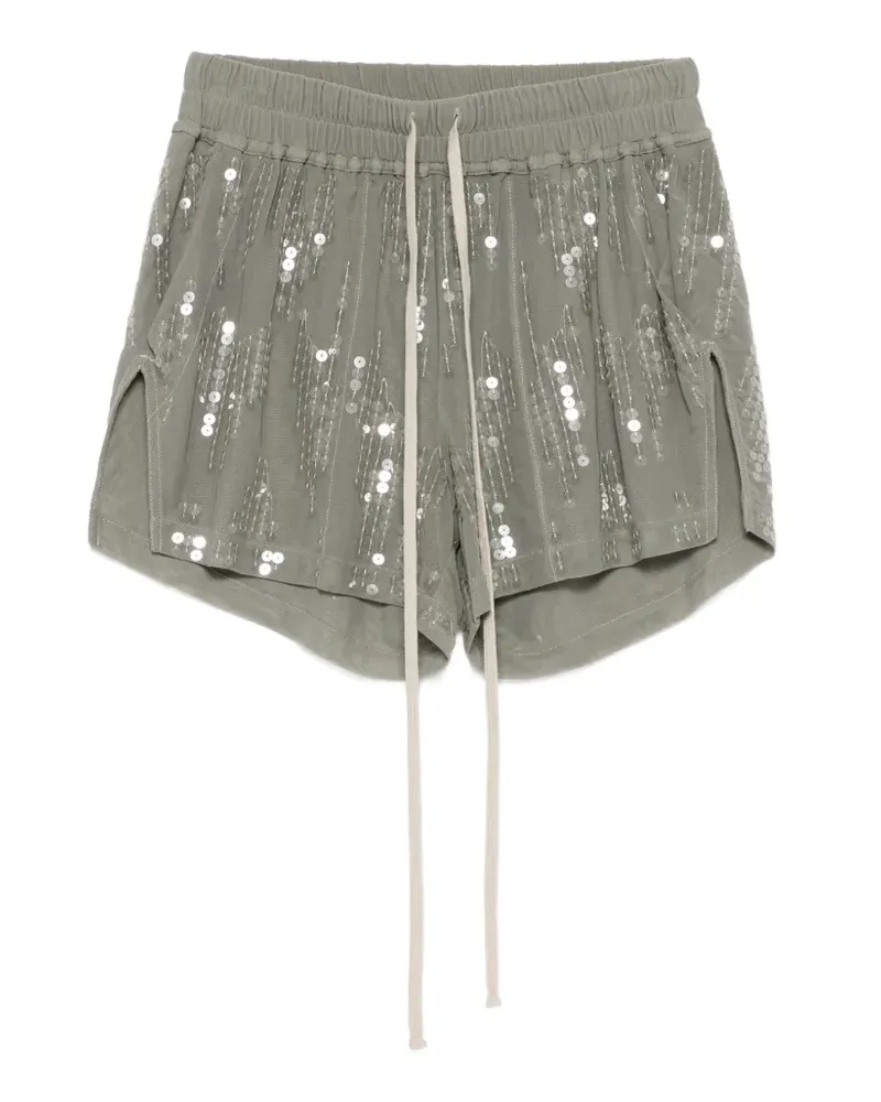 Rick Owens Lilies sequin shorts - Grün Grün