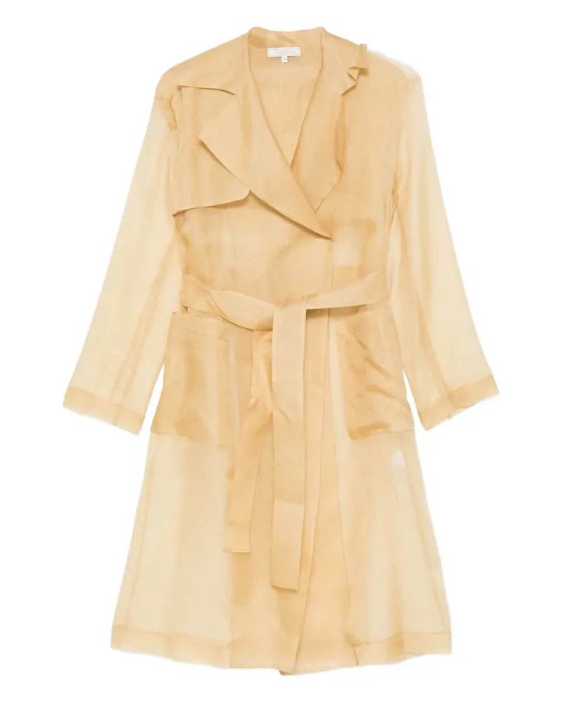 Antonelli Firenze Trenchcoat aus Seide - Nude Nude