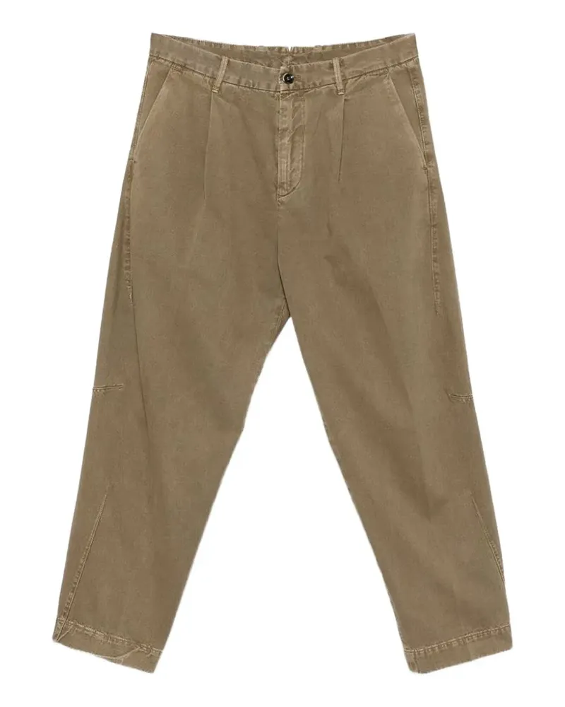 nine:inthe:morning pleated panelled trousers - Schwarz Schwarz