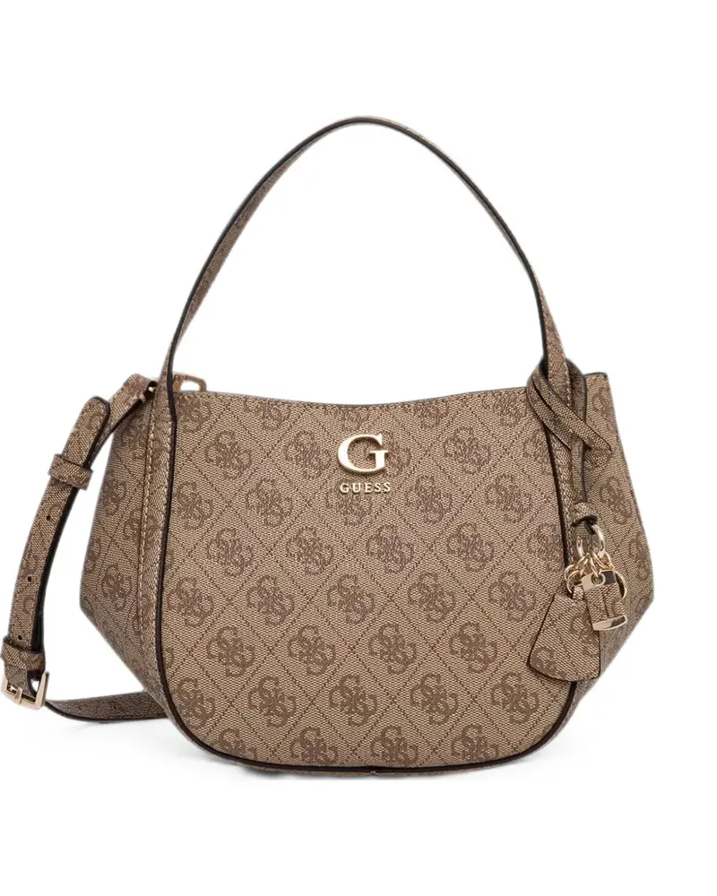 Guess Gürteltasche mit Monogramm-Print - Braun Braun