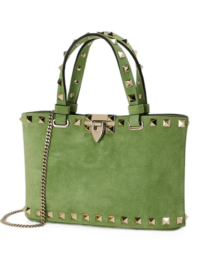 Valentino Garavani Rockstud chain-strap tote bag - Grün Grün