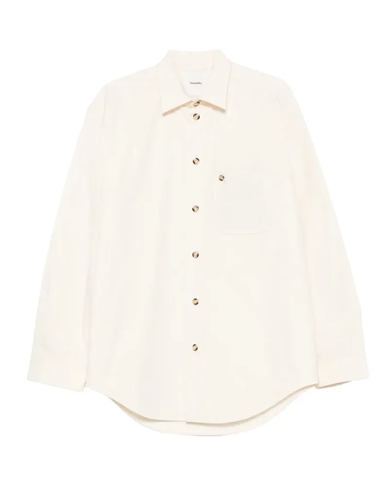 Nanushka Saturnio shirt - Nude Nude