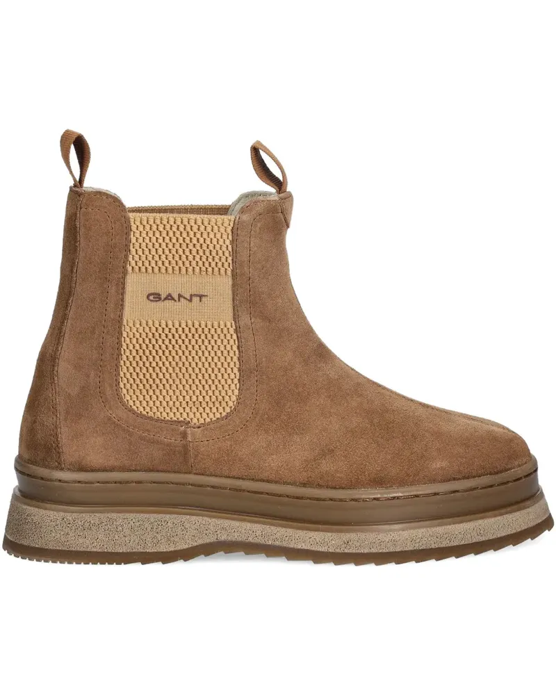 Gant Sistown pull-tab panelled boots - Braun Braun