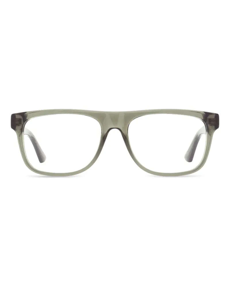 Gucci Brille mit eckigem Gestell - Grau Grau