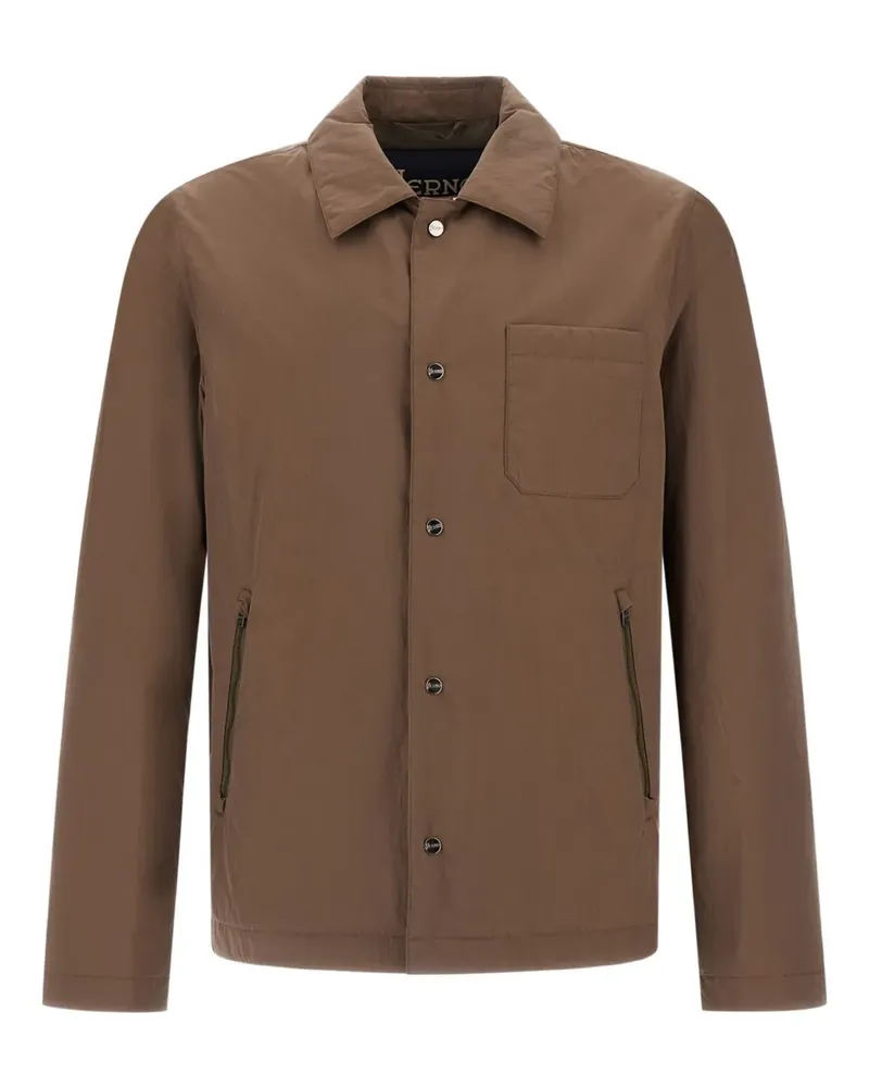 Herno Geknöpfte Jacke - Braun Braun