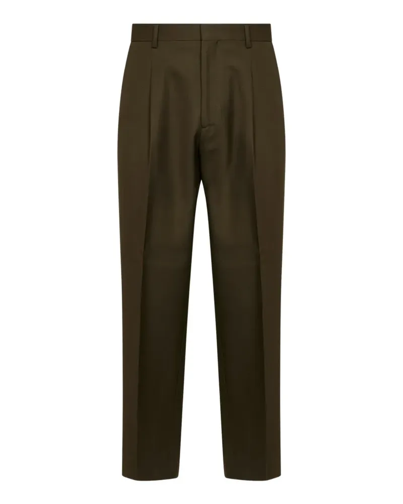 Costumein pleated straight-leg trousers - Grün Grün