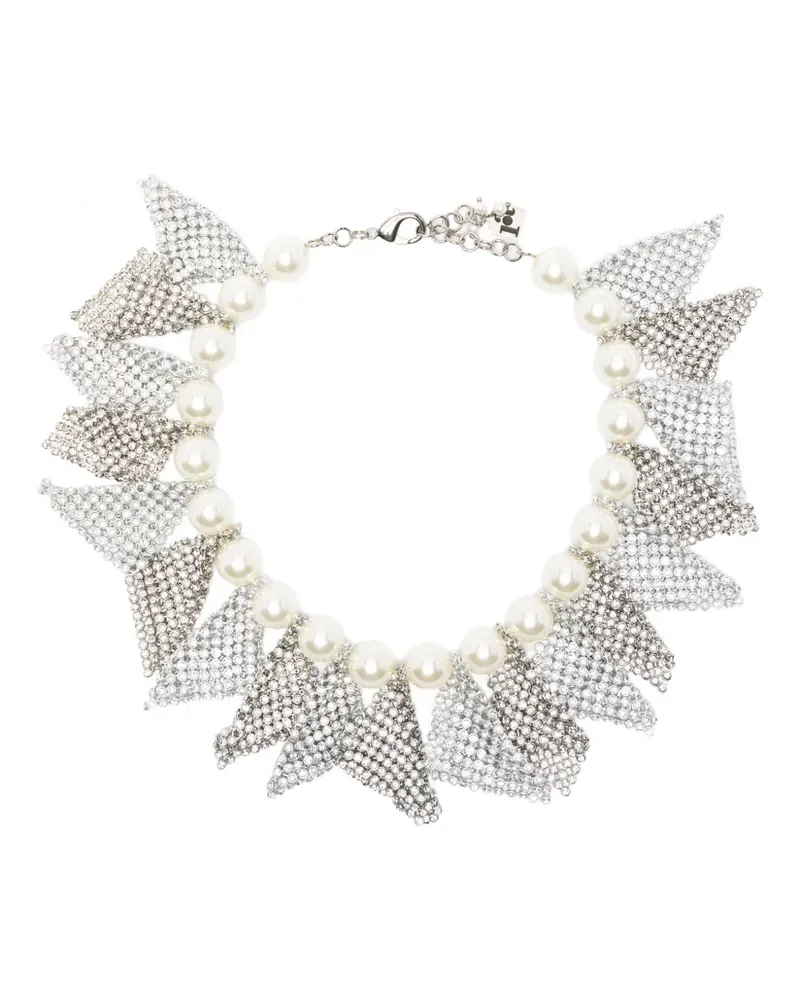 Rosantica Frizz embellished necklace - Silber Silber