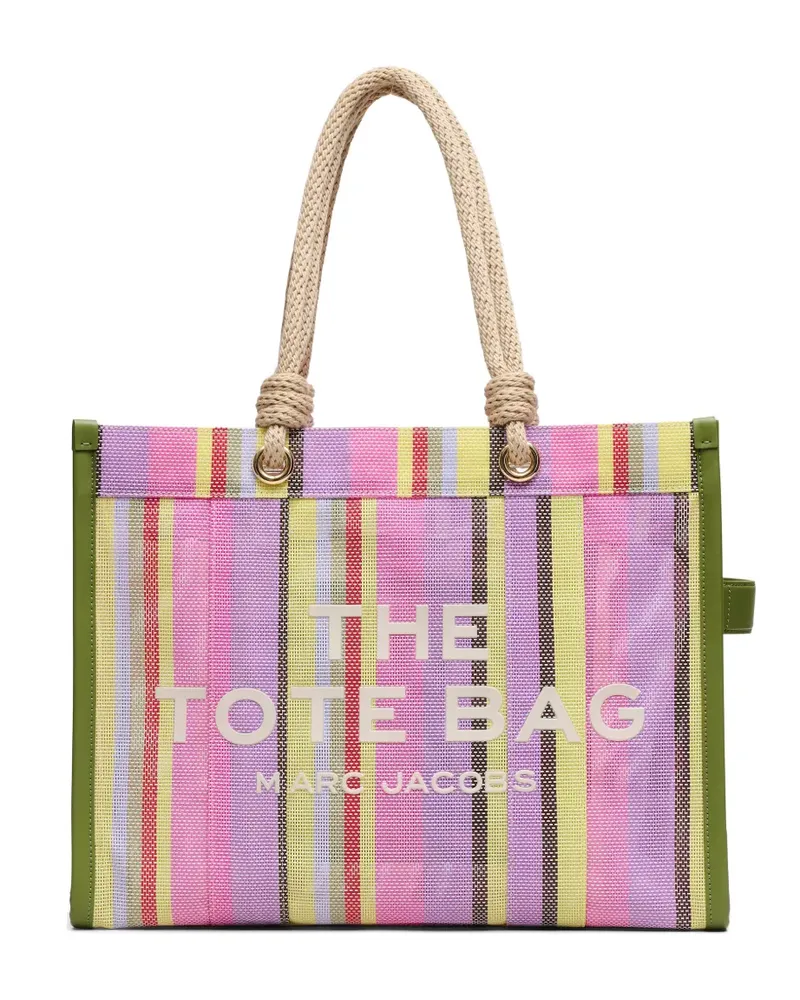 Marc Jacobs The Tote Bag striped mesh tote bag - Violett Violett