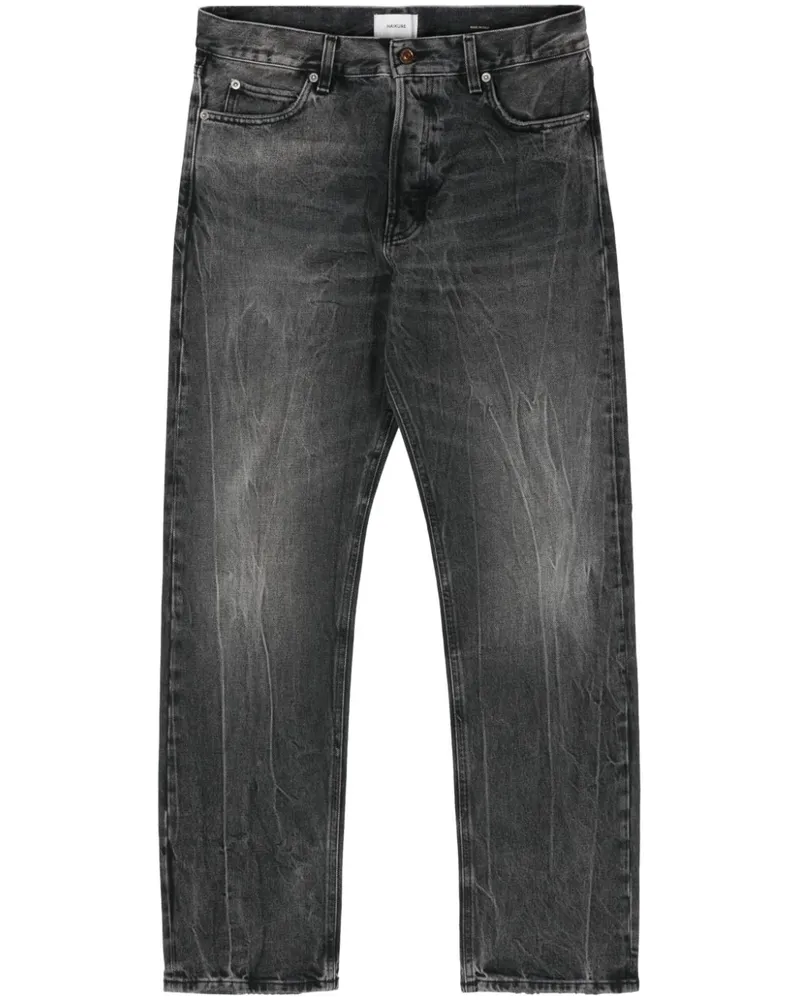 Haikure Jeans mit geradem Bein - Schwarz Schwarz