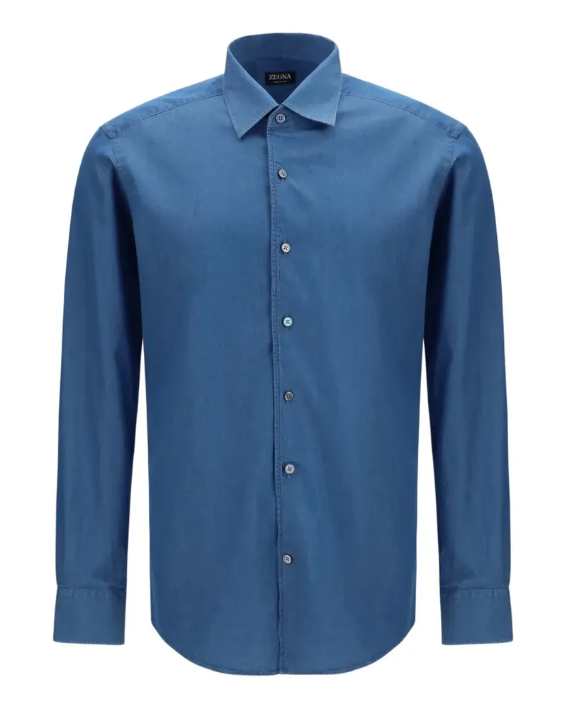 Ermenegildo Zegna cotton shirt - Blau Blau