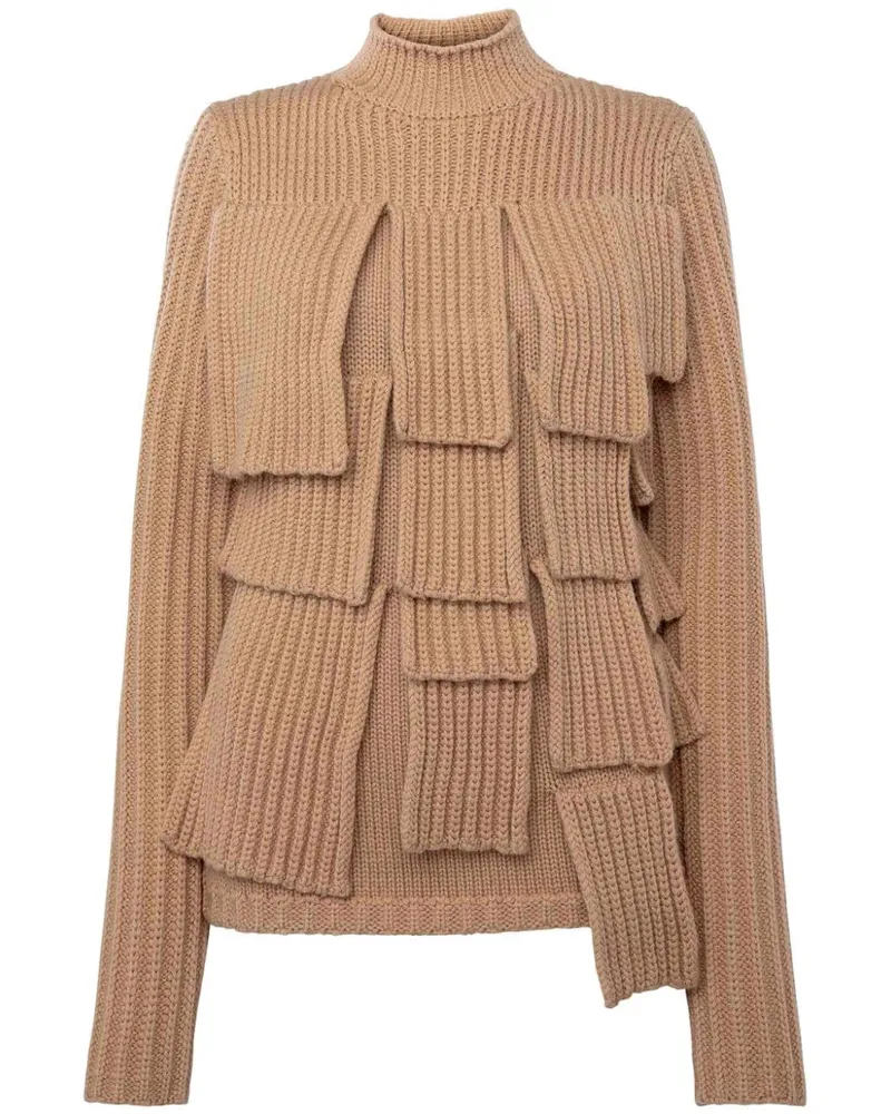 J.W.Anderson Gerippter Pullover - Nude Nude