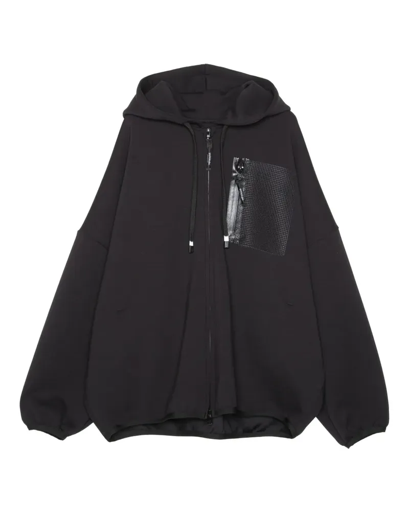Yoshio Kubo Sweatshirt mit Reißverschluss - Schwarz Schwarz