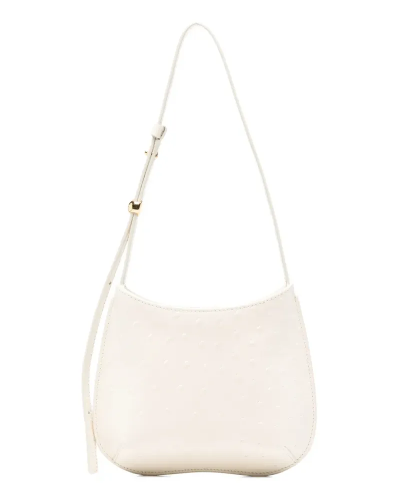 Jacquemus textured shoulder bag - Weiß Weiß