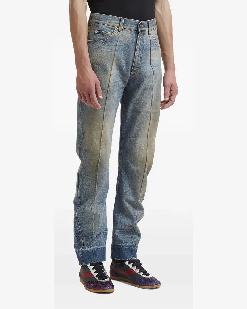 Gucci Jeans mit lockerem Schnitt - Blau Blau