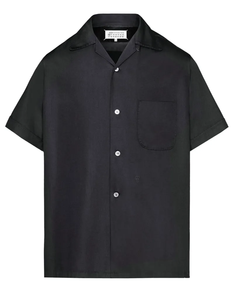 Maison Margiela Kurzärmeliges C Hemd - Schwarz Schwarz
