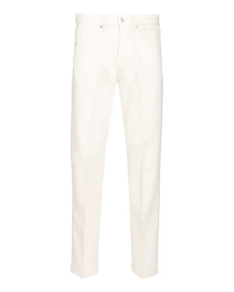 nine:inthe:morning red stitching jeans - Weiß Weiß