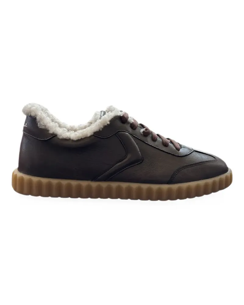 Voile Blanche Sneakers mit mandelförmiger Kappe - Braun Braun