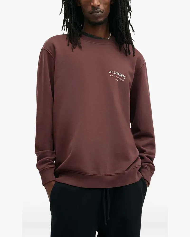 AllSaints Underground logo-print sweatshirt - Braun Braun