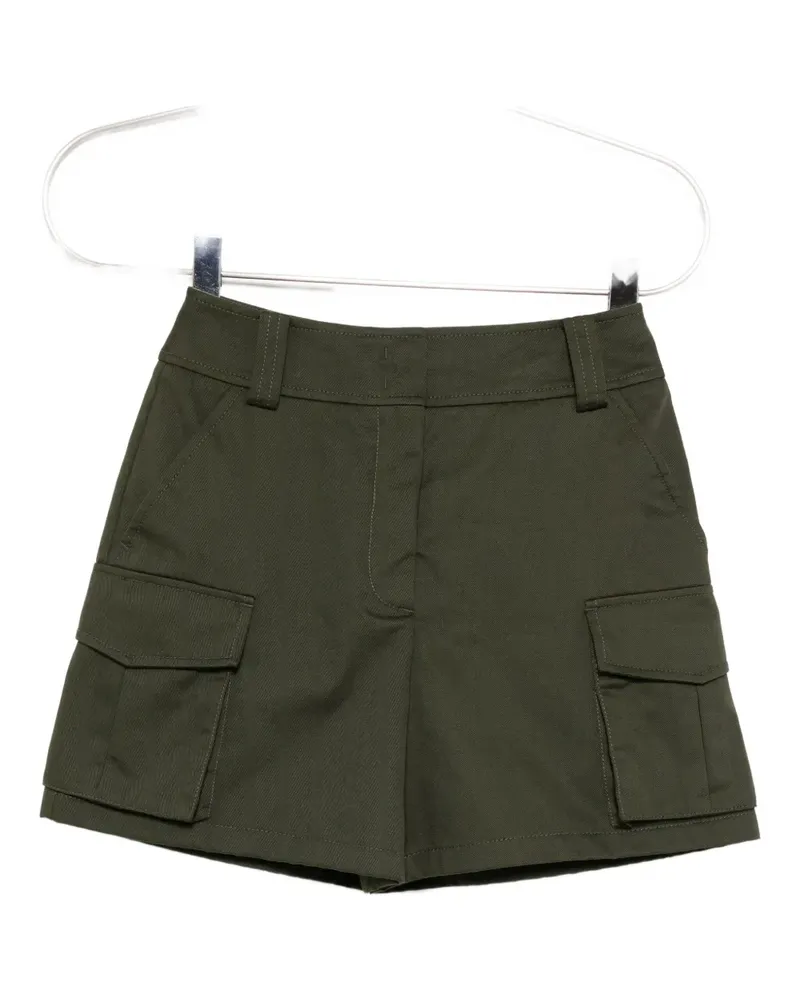 Elie Saab Shorts aus Gabardine - Grün Grün