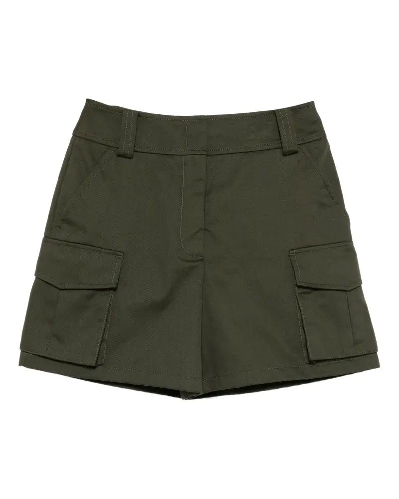 Elie Saab Shorts aus Gabardine - Grün Grün