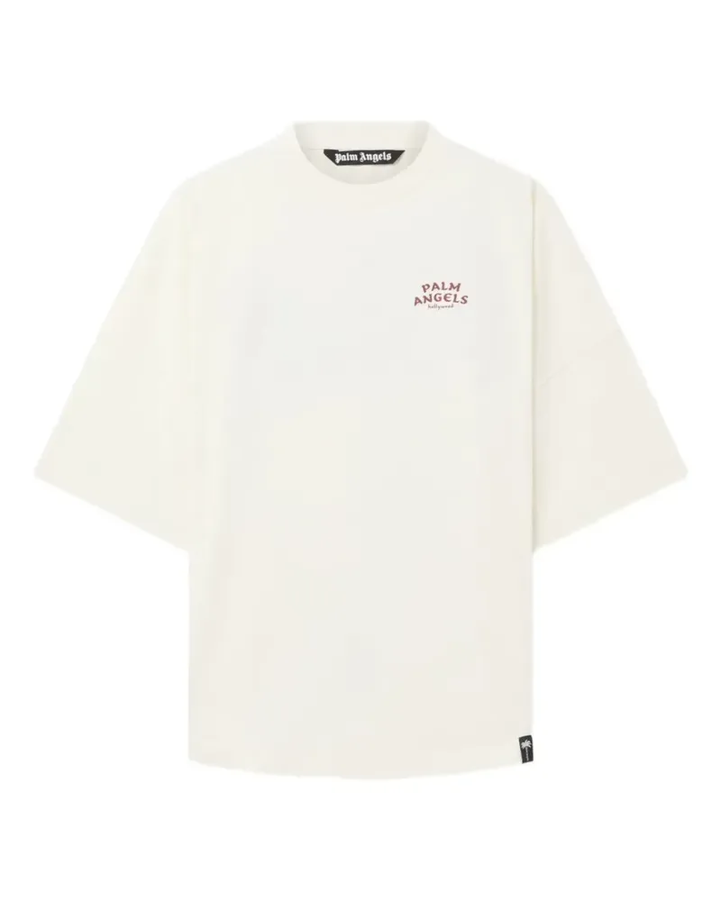 Palm Angels T-Shirt mit Logo-Print - Weiß Weiß