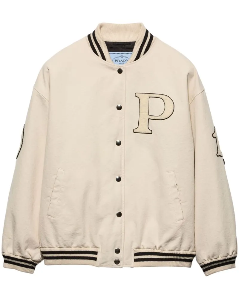 Prada Bomberjacke im Jeans-Look - Nude Nude