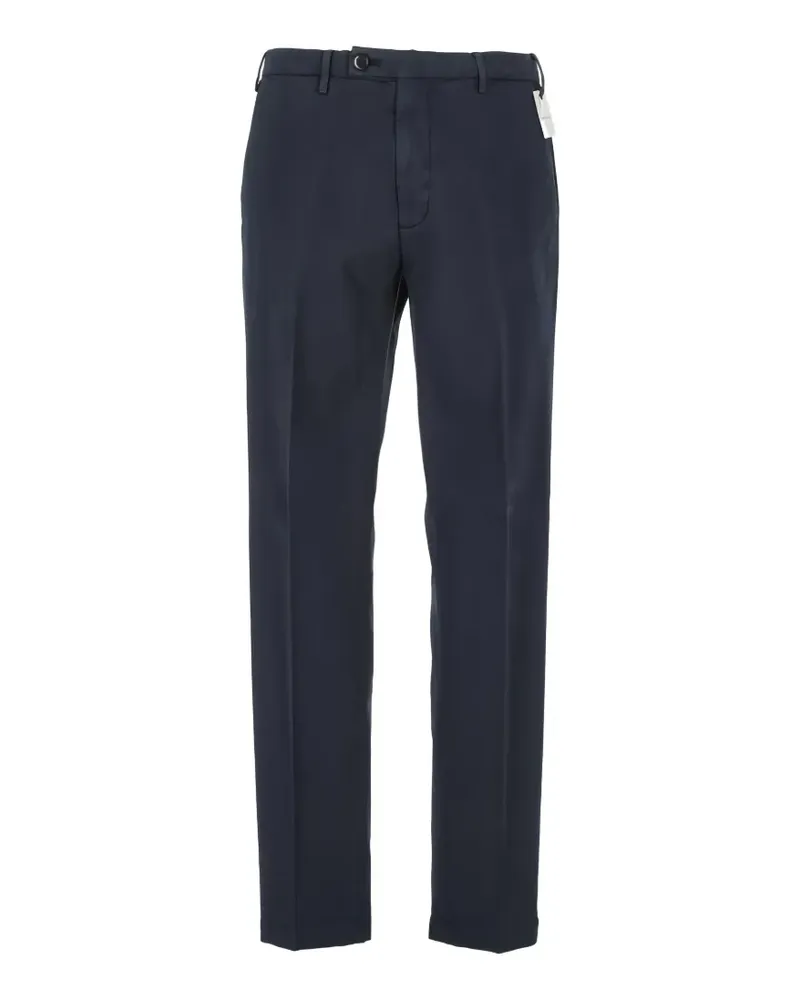 MICHAEL COAL Gerade Hose mit Bügelfalten - Blau Blau
