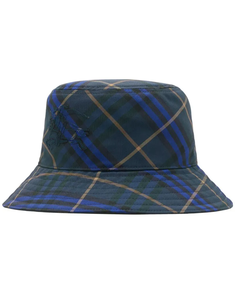 Burberry Karierter Fischerhut - Grün Grün