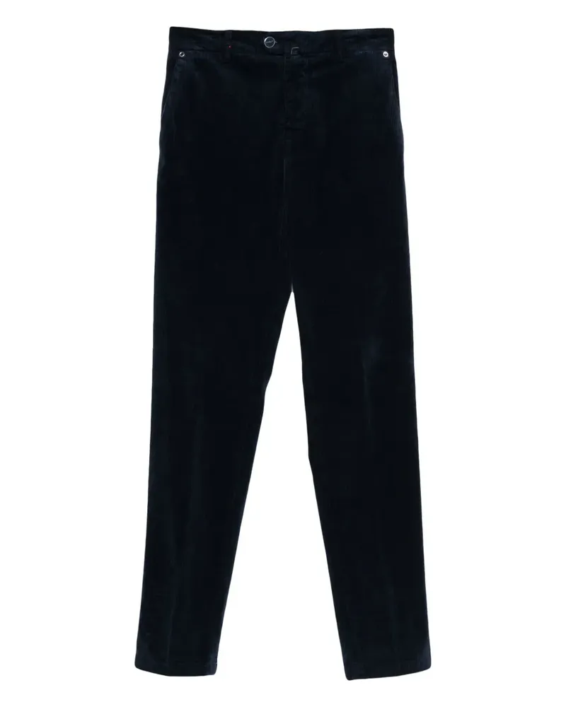 Kiton Hose aus Cord - Blau Blau