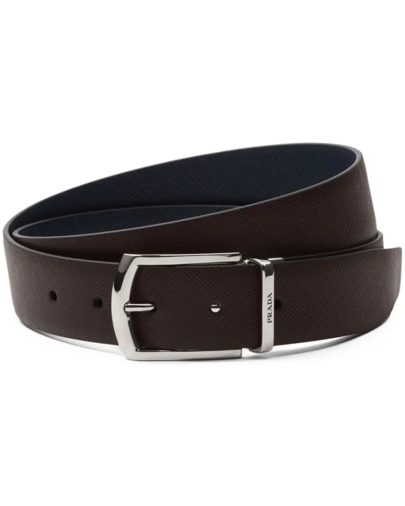 Prada Wendbarer Ledergürtel - Braun Braun