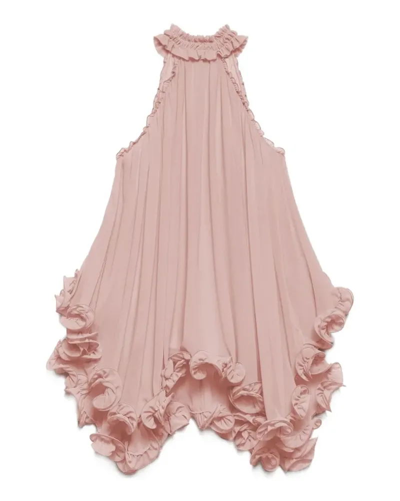 Aniye By Tessa mini ruffled-hem dress - Rosa Rosa