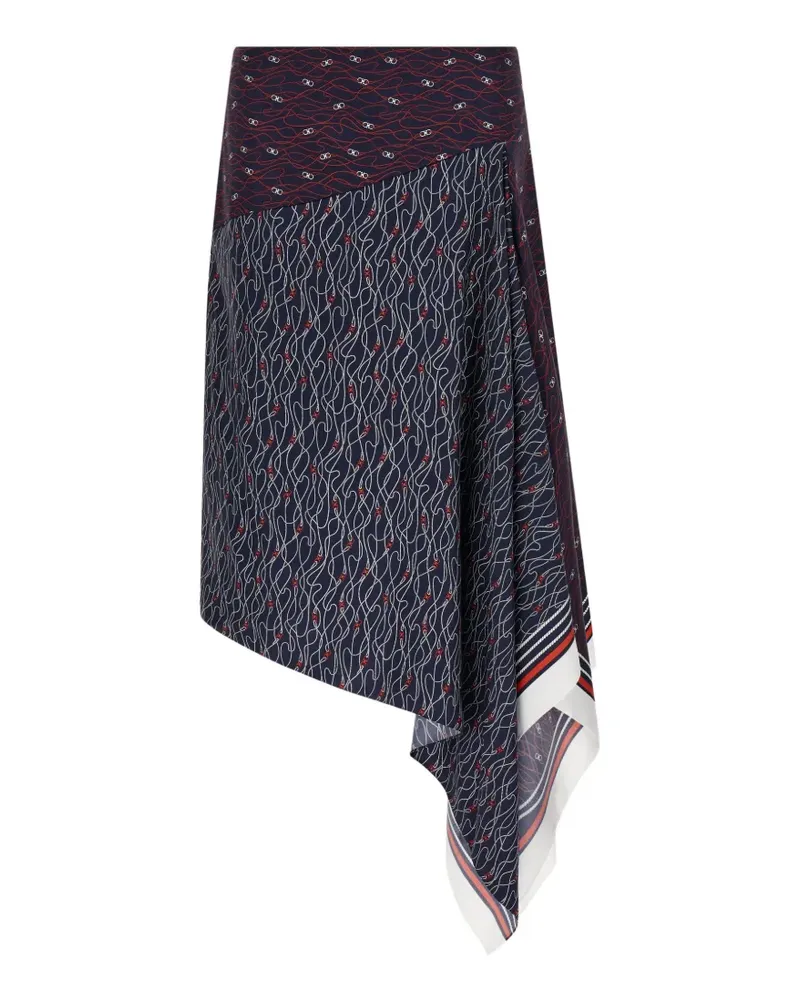 Ferragamo handkerchief skirt - Blau Blau