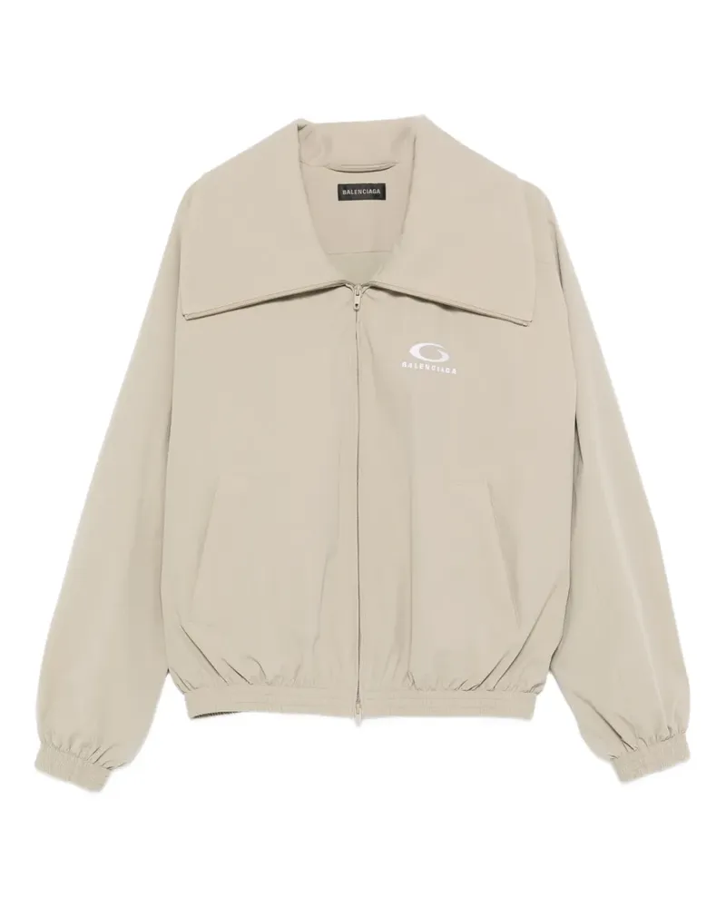 Balenciaga logo zip jacket - Nude Nude