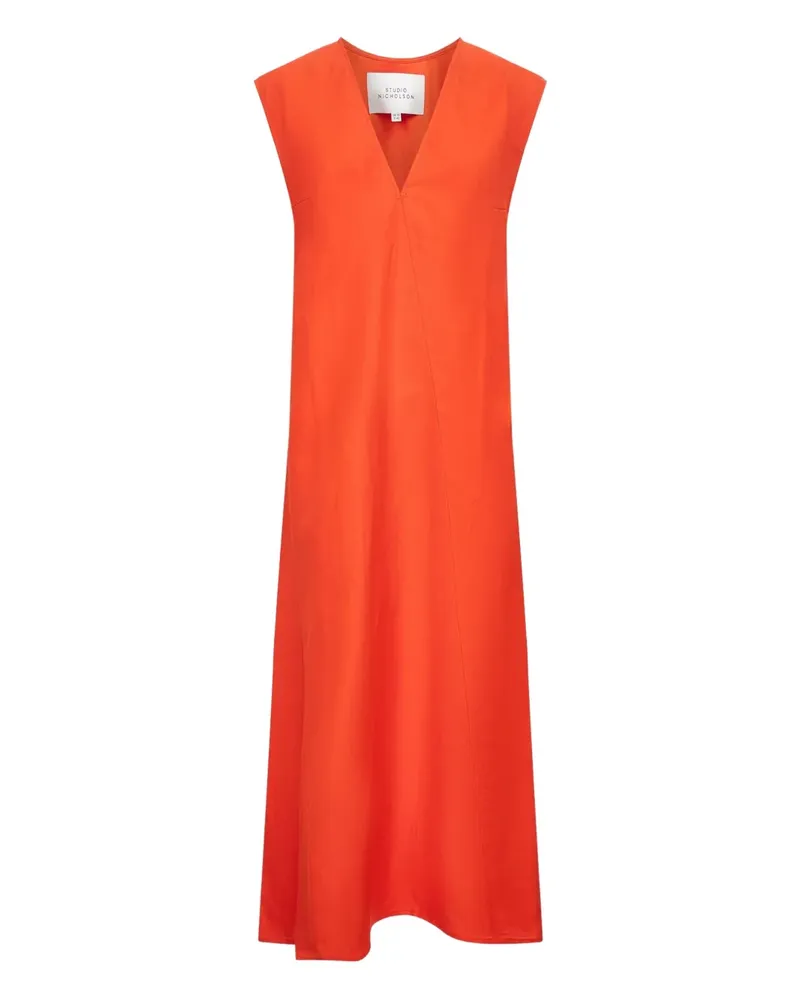 Studio Nicholson Lise Maxikleid - Orange Orange