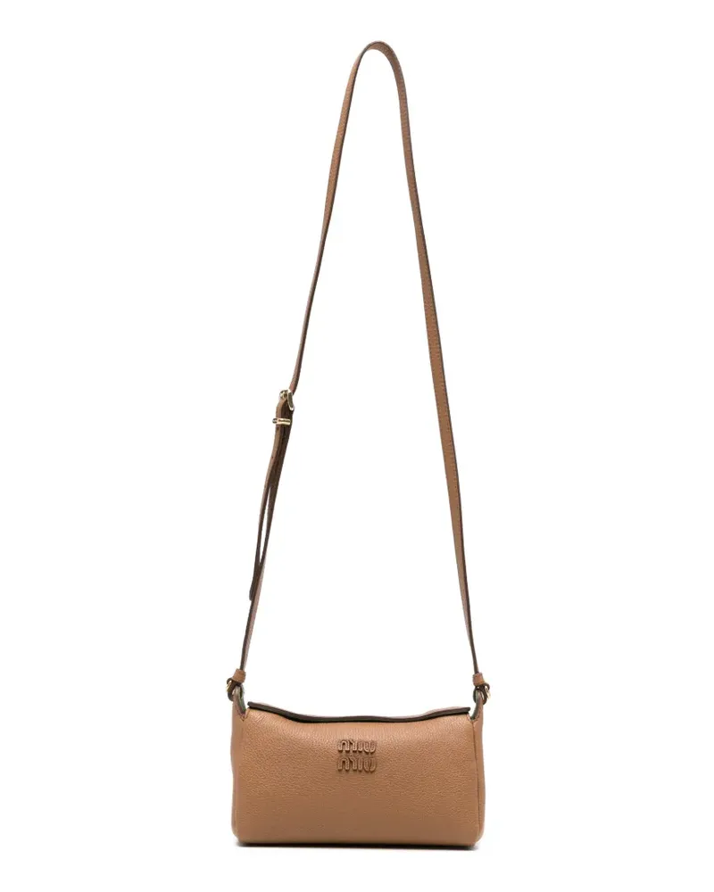 Miu Miu leather cross body bag - Nude Nude