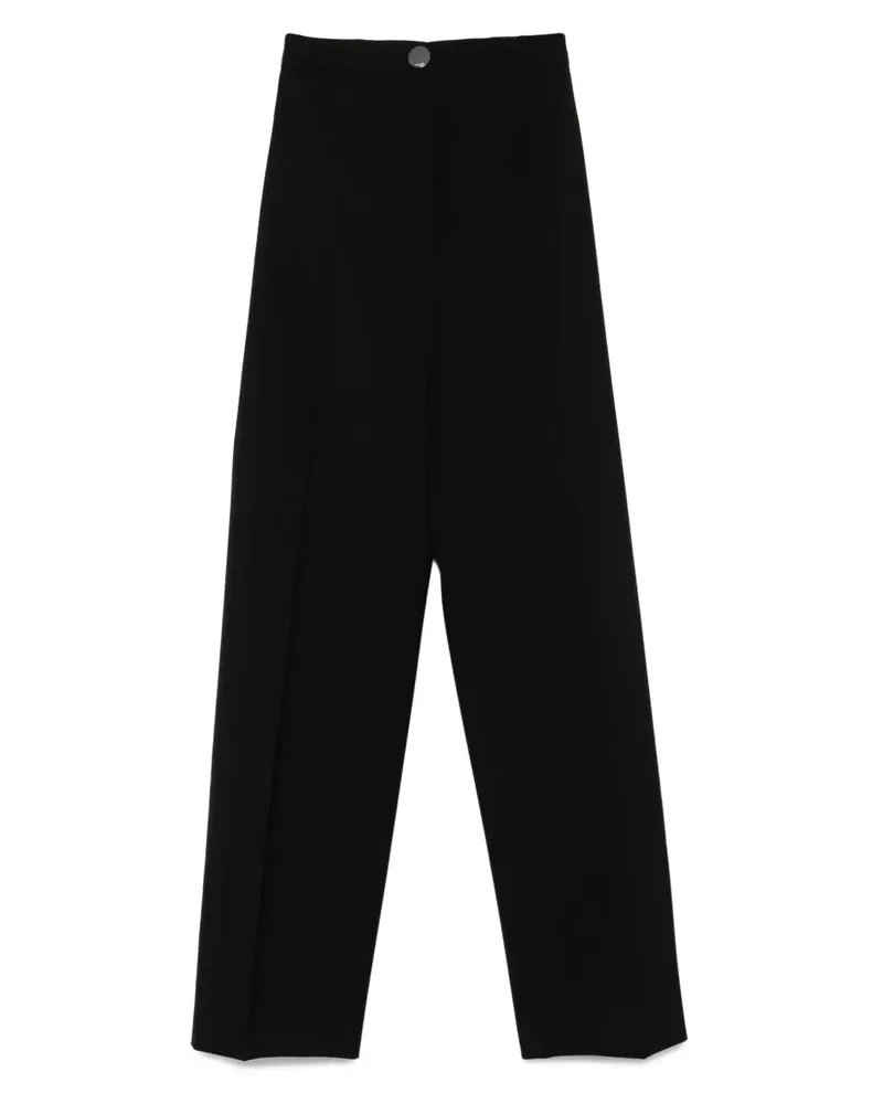 SPORTMAX Wollhose mit Knöpfen - Schwarz Schwarz