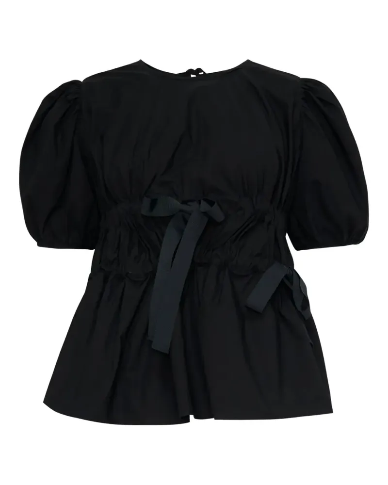 Cecilie Bahnsen Freya puff-sleeve top - Schwarz Schwarz