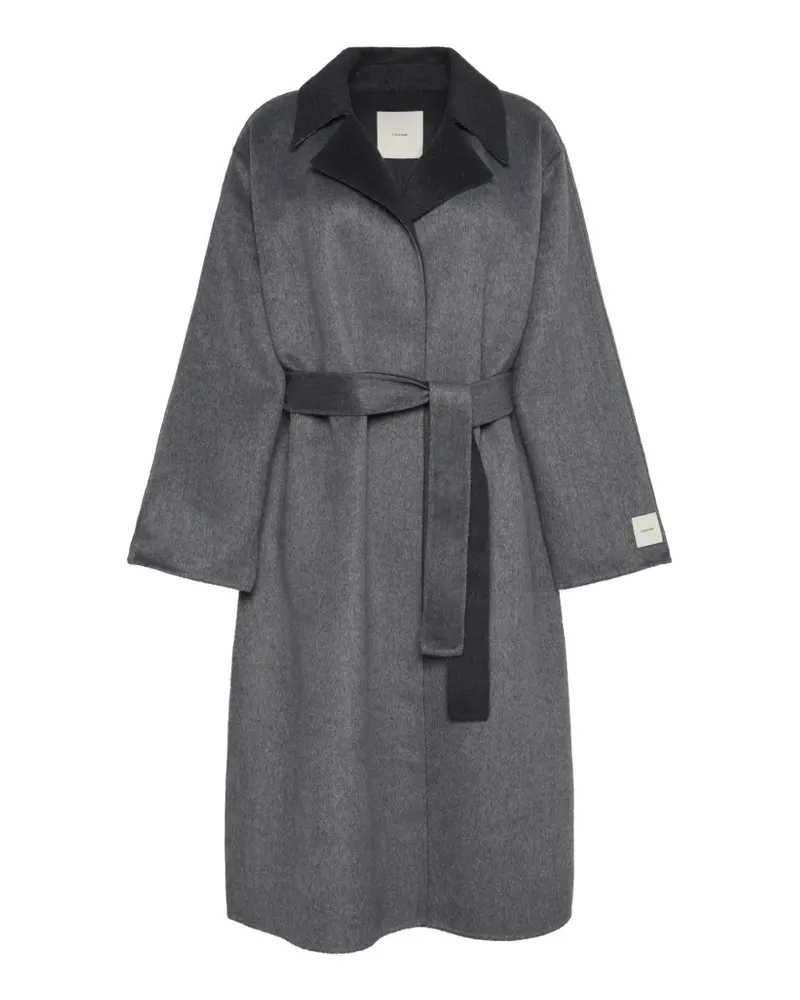Calvin Klein Mantel mit Gürtel - Grau Grau