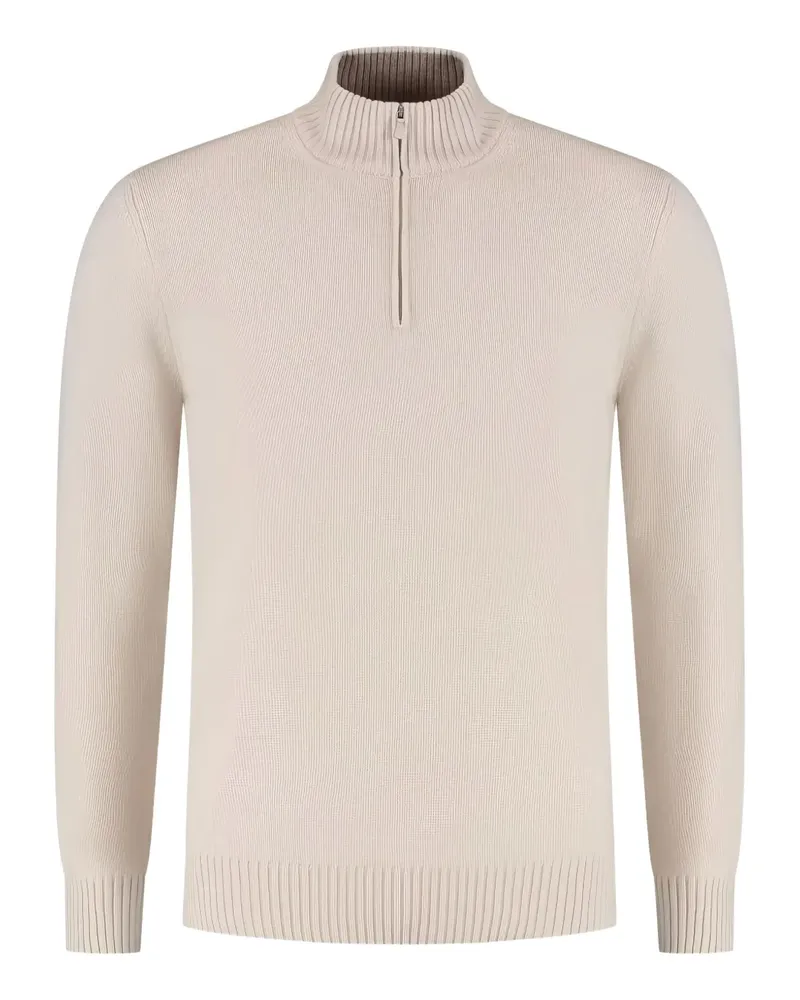 Gran Sasso Pullover mit Reißverschluss - Nude Nude