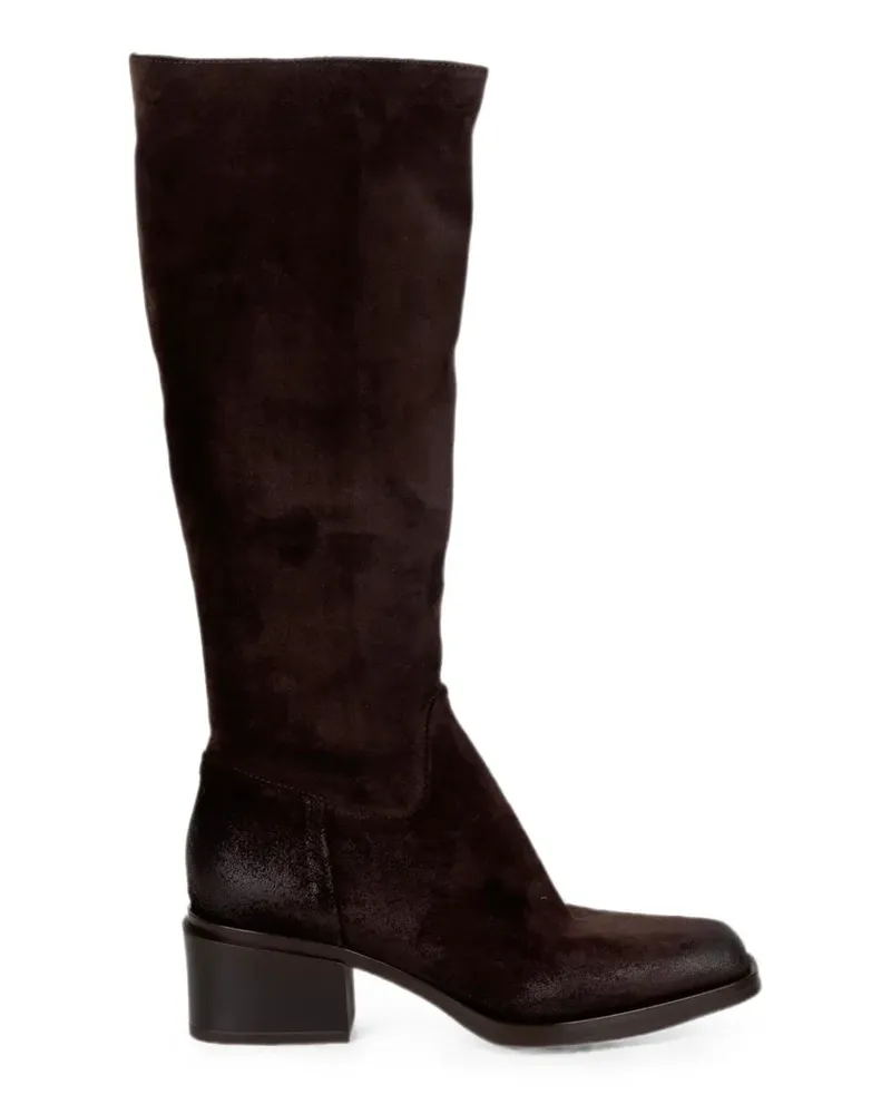 Elena Iachi suede knee-high boots - Braun Braun