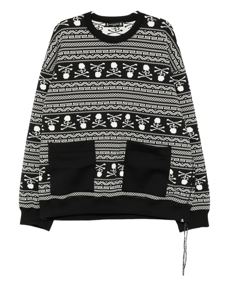 Mastermind Japan Sweatshirt mit Logo-Verzierung - Schwarz Schwarz