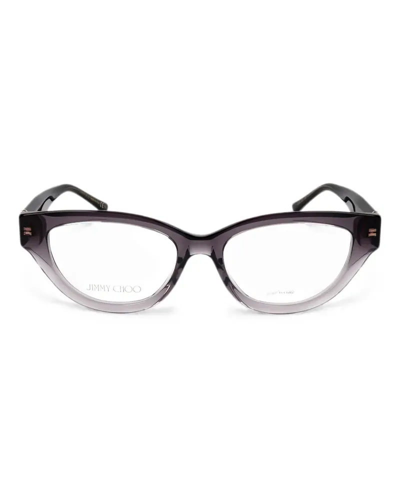 Jimmy Choo cat-eye frame glasses - Grau Grau