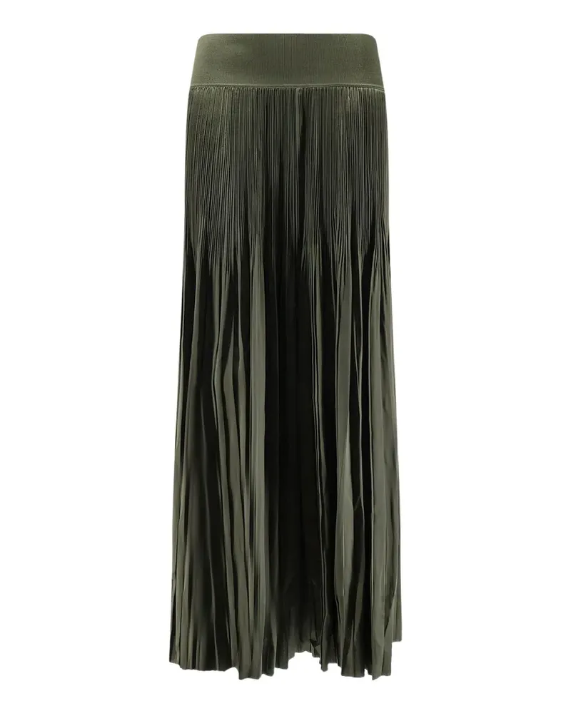 Joseph Rabat pleated satin maxi skirt - Grün Grün