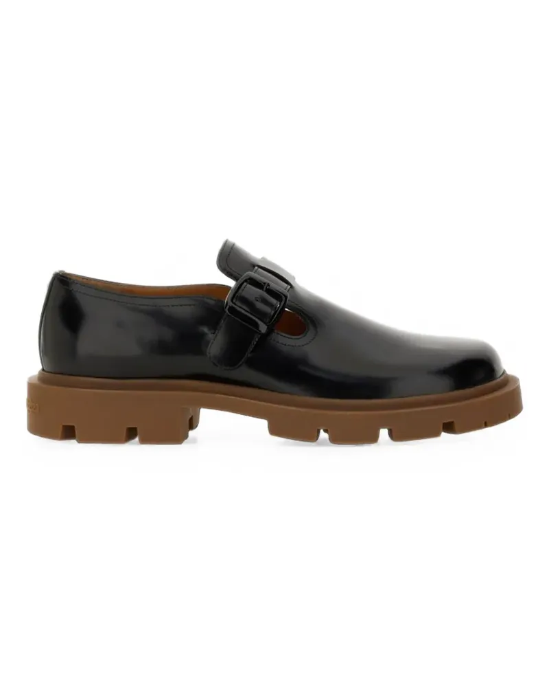 Maison Margiela buckle-fastening patent-leather shoes - Schwarz Schwarz