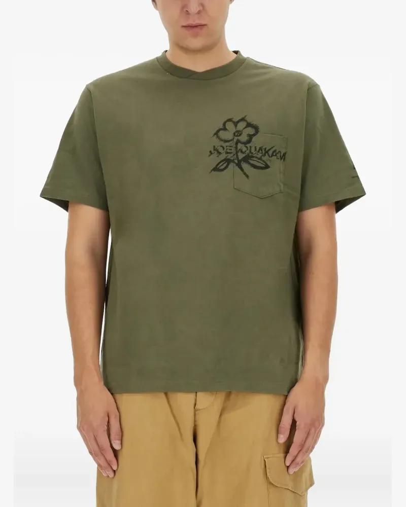 Engineered Garments pocket T-shirt - Grün Grün