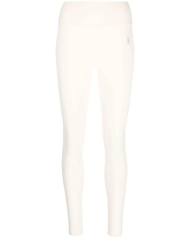 SPORTY & RICH Sport-Leggings mit Logo-Print - Nude Nude