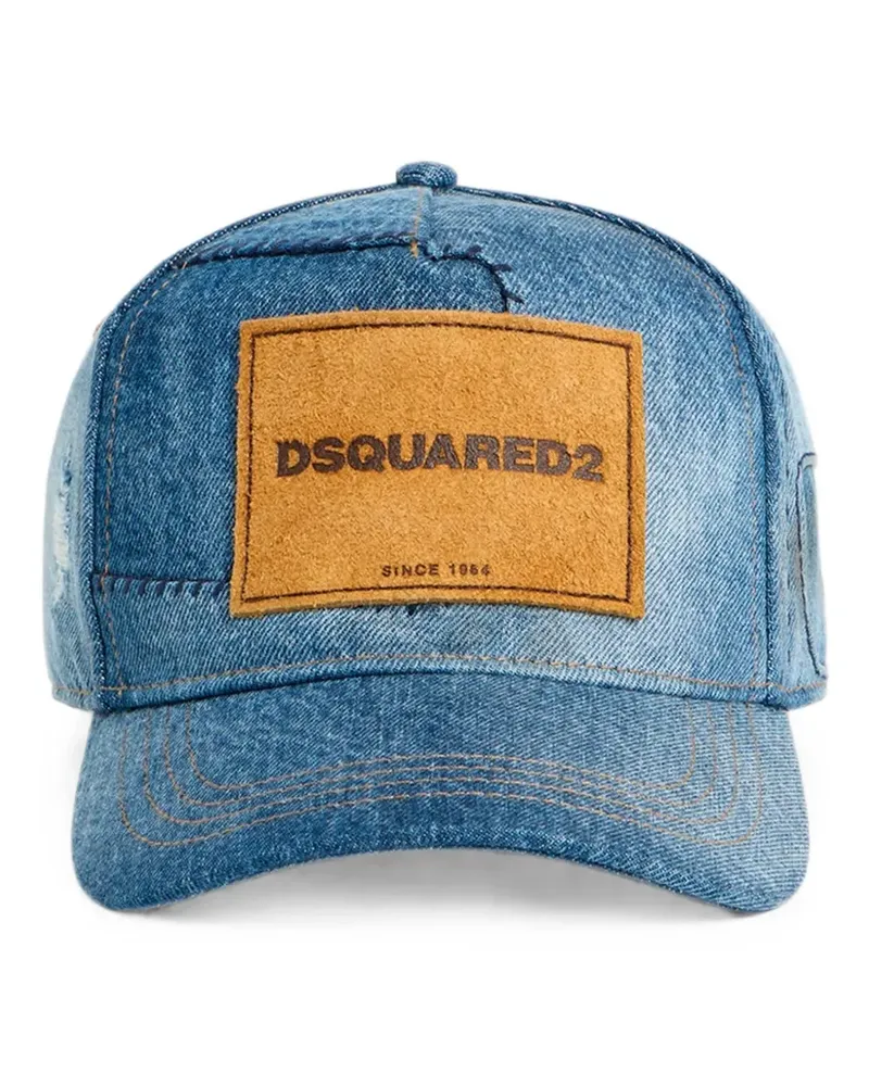 Dsquared2 Baseballkappe mit Logo - Blau Blau