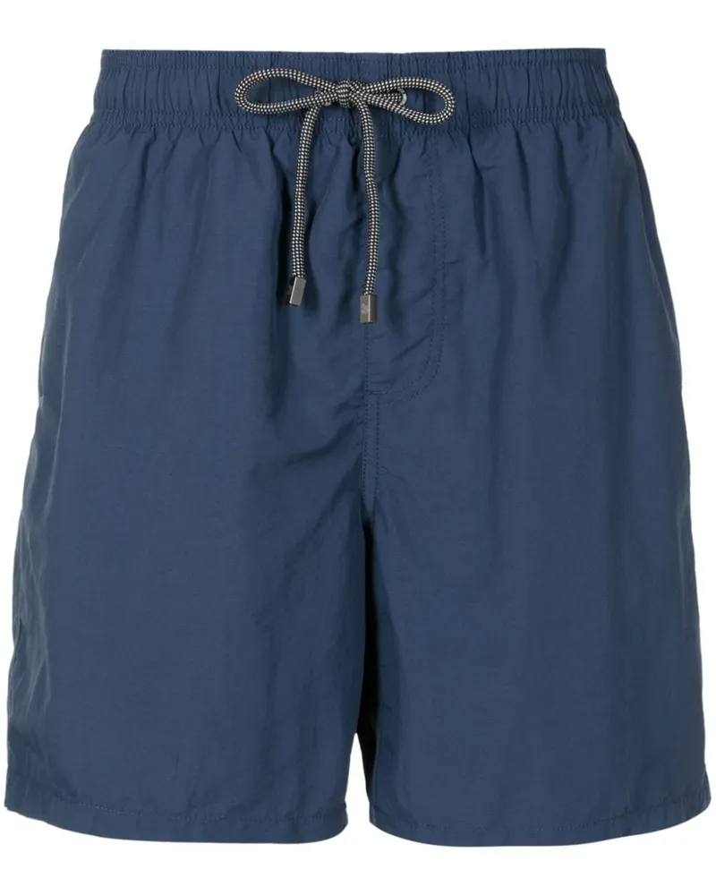 Amir Slama Badeshorts mit elastischem Kordelzug - Blau Blau